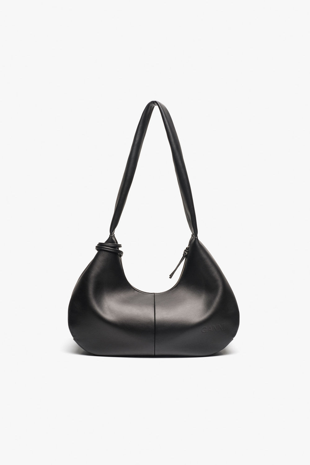 GANNI Discount Black Black Medium Hobo Bag