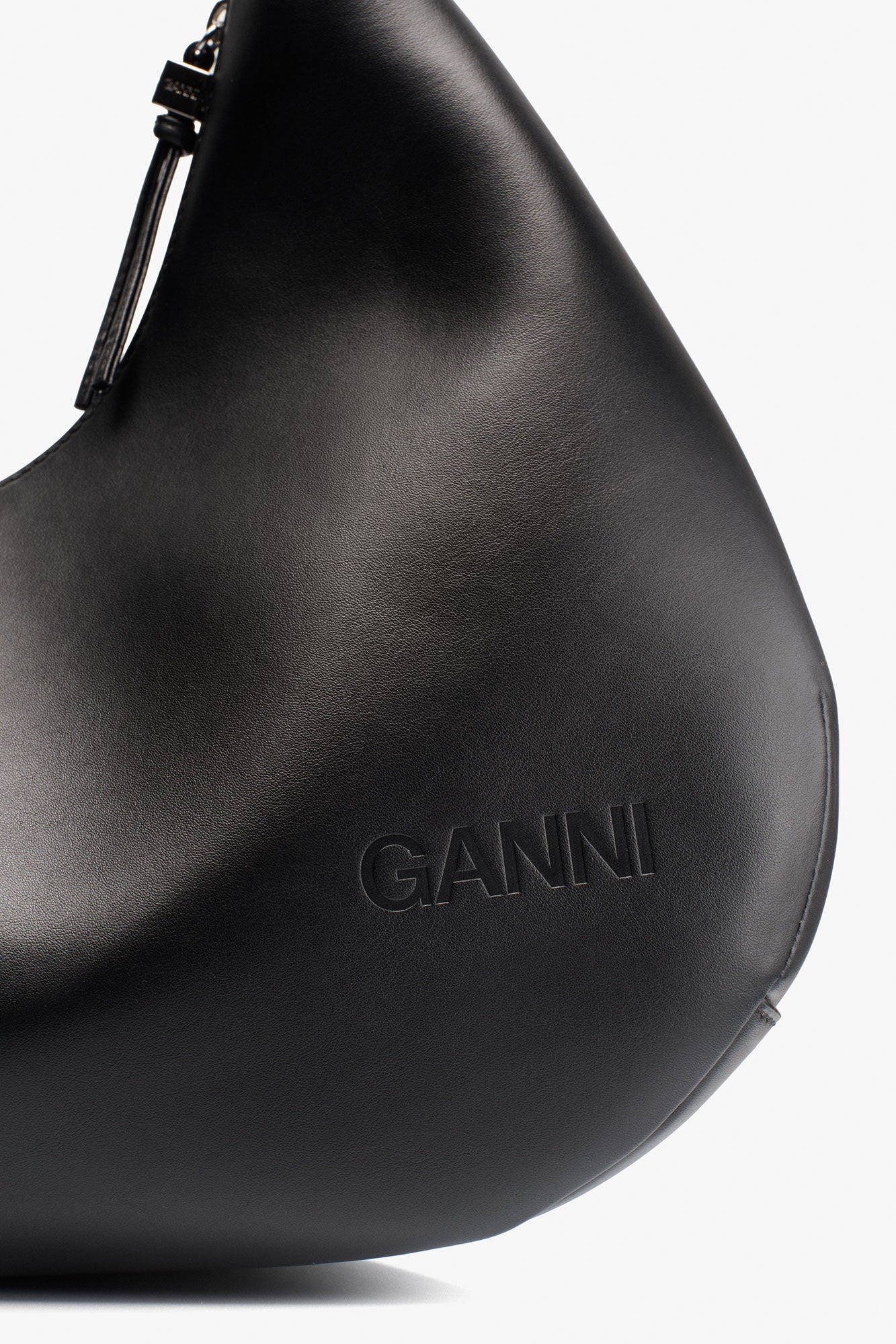 GANNI Discount Black Black Medium Hobo Bag