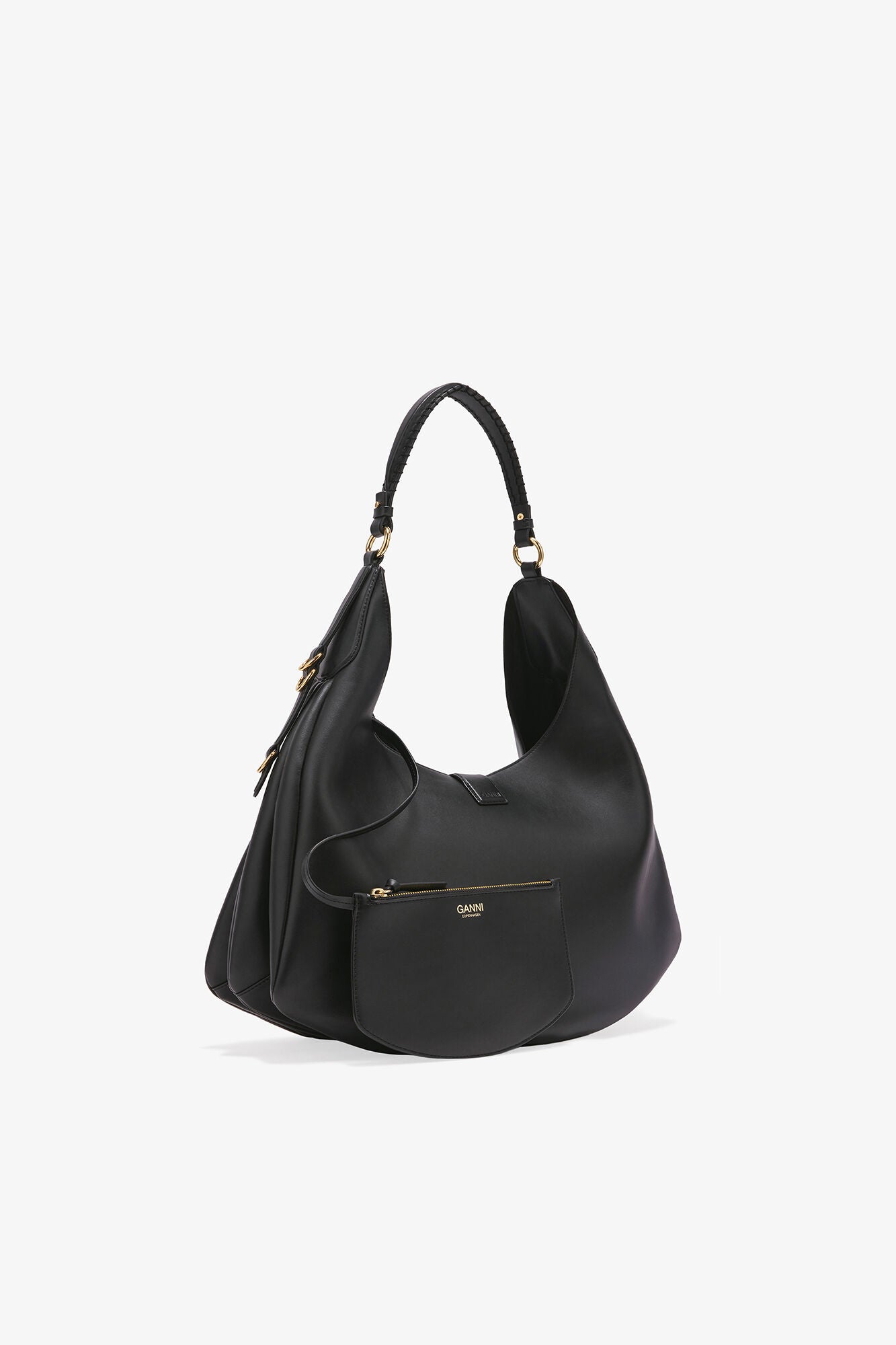 GANNI Outlet Black Black Large Kat Bag