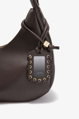 GANNI New Chocolate Torte Brown Medium Laces Hobo Bag