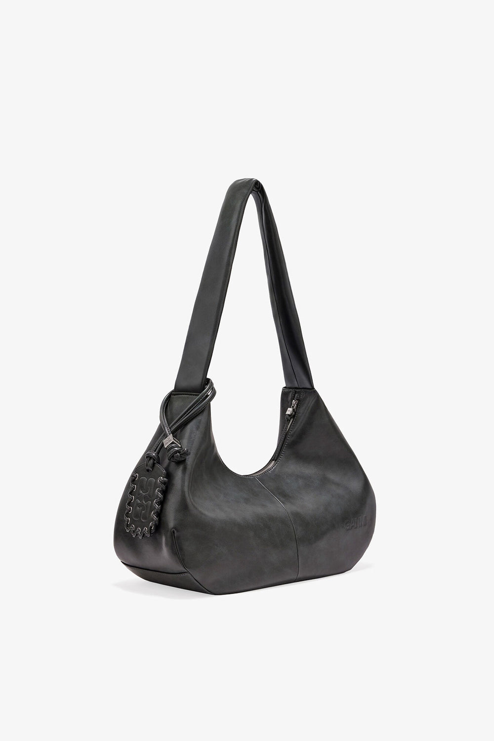GANNI On Sale Steal Grey Steal Grey Medium Hobo Bag