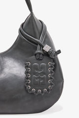GANNI On Sale Steal Grey Steal Grey Medium Hobo Bag