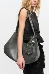 GANNI On Sale Steal Grey Steal Grey Medium Hobo Bag