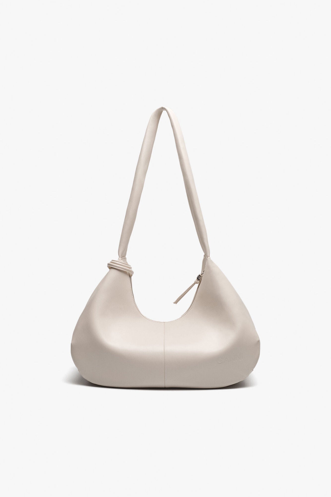 GANNI Sale Egret Ivory Medium Hobo Bag
