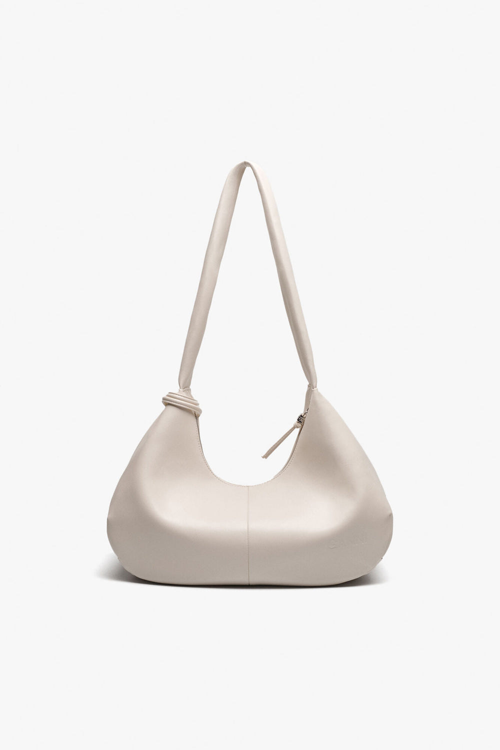 GANNI Sale Egret Ivory Medium Hobo Bag