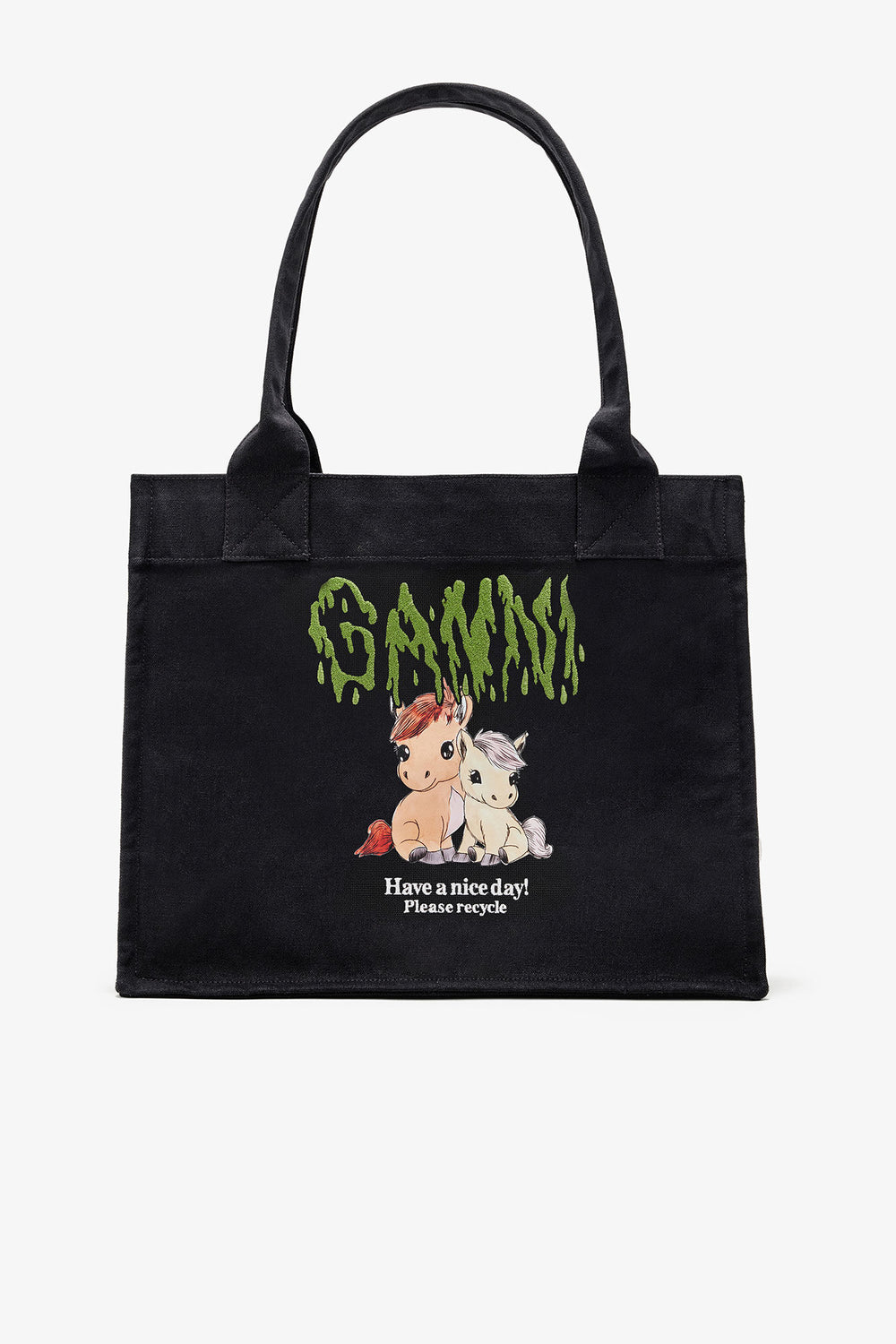 GANNI Outlet Pony Printed Large Tote
