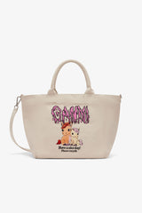 GANNI Hot Sale Small Easy Pony Printed Shopper