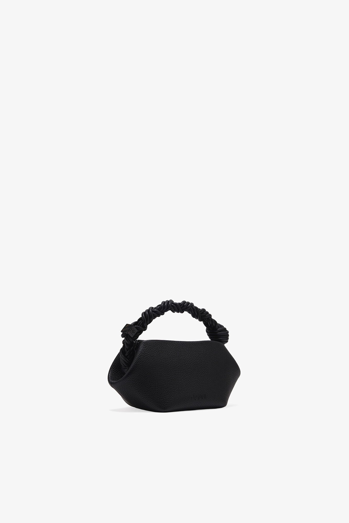 GANNI New Black Black Grained Mini Bou Bag