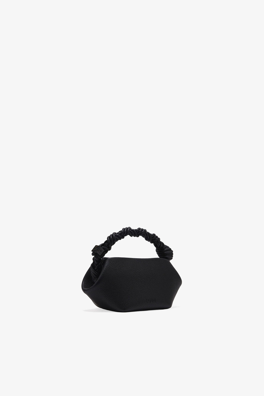 GANNI New Black Black Grained Mini Bou Bag