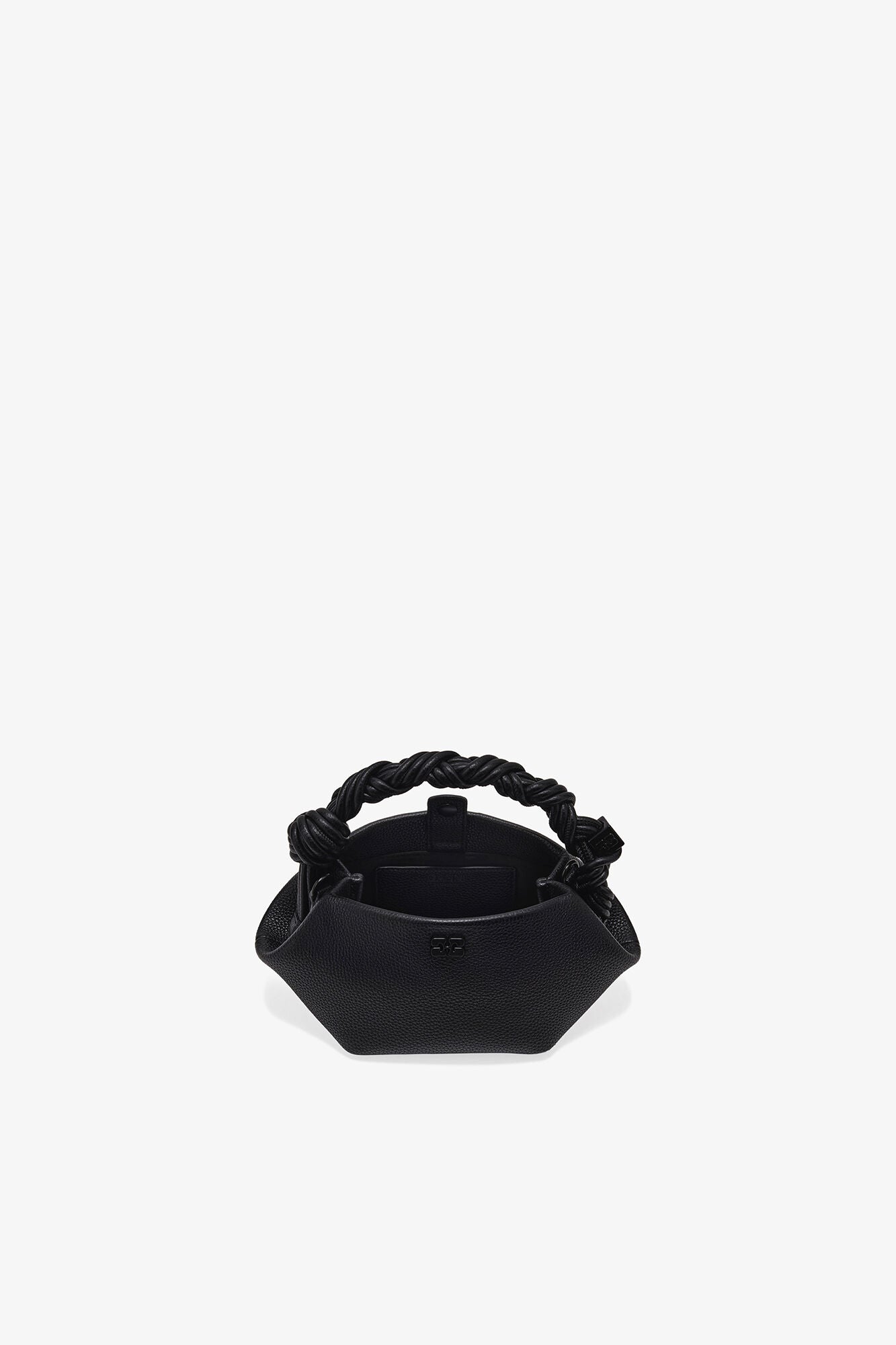 GANNI New Black Black Grained Mini Bou Bag