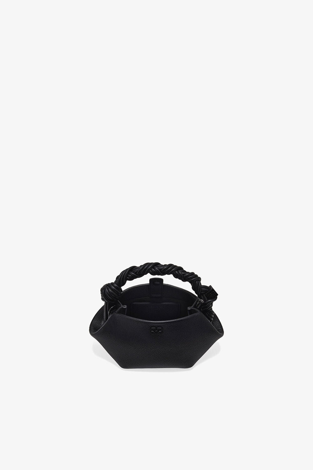 GANNI New Black Black Grained Mini Bou Bag