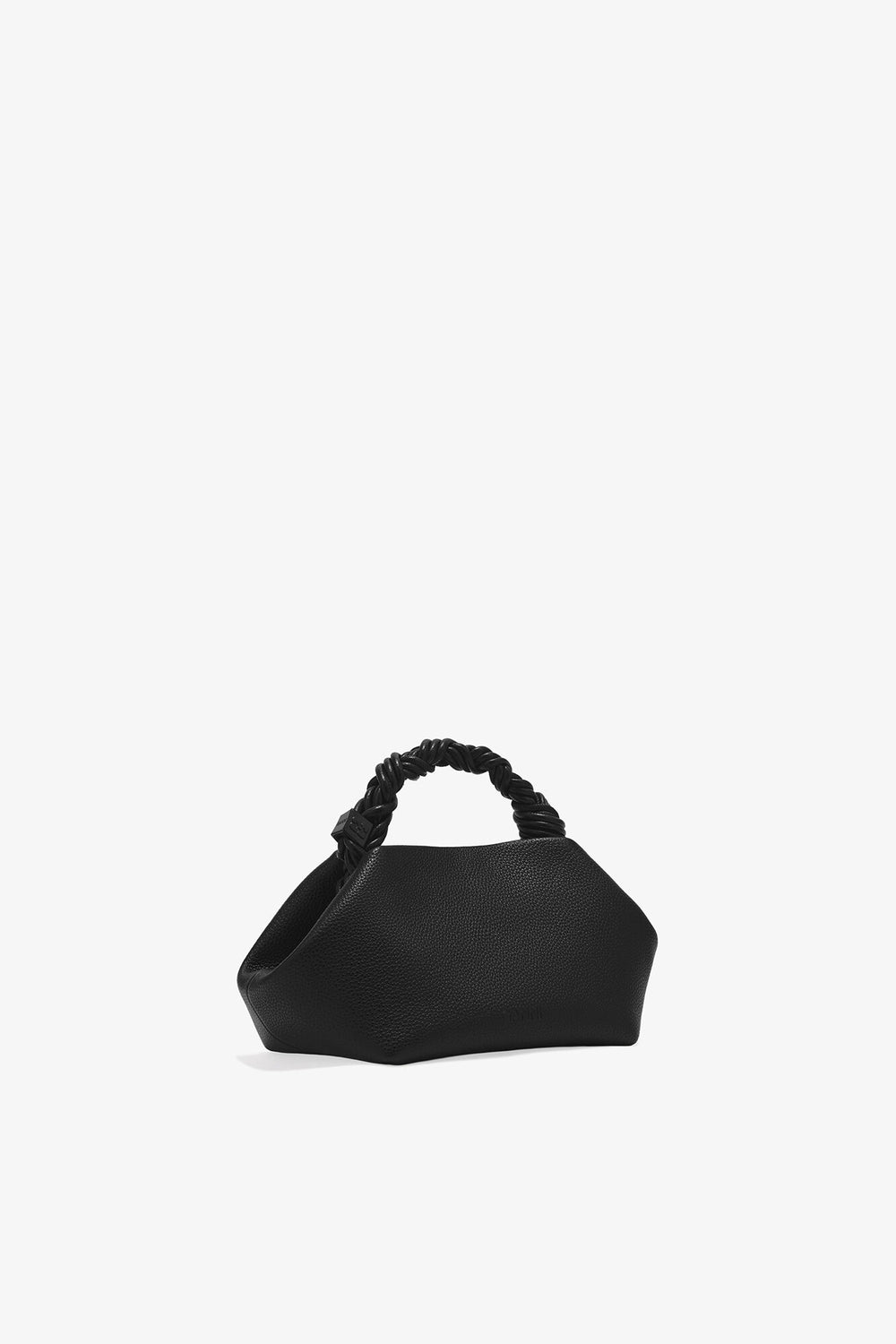 GANNI us Black Black Grained Small Bou Bag