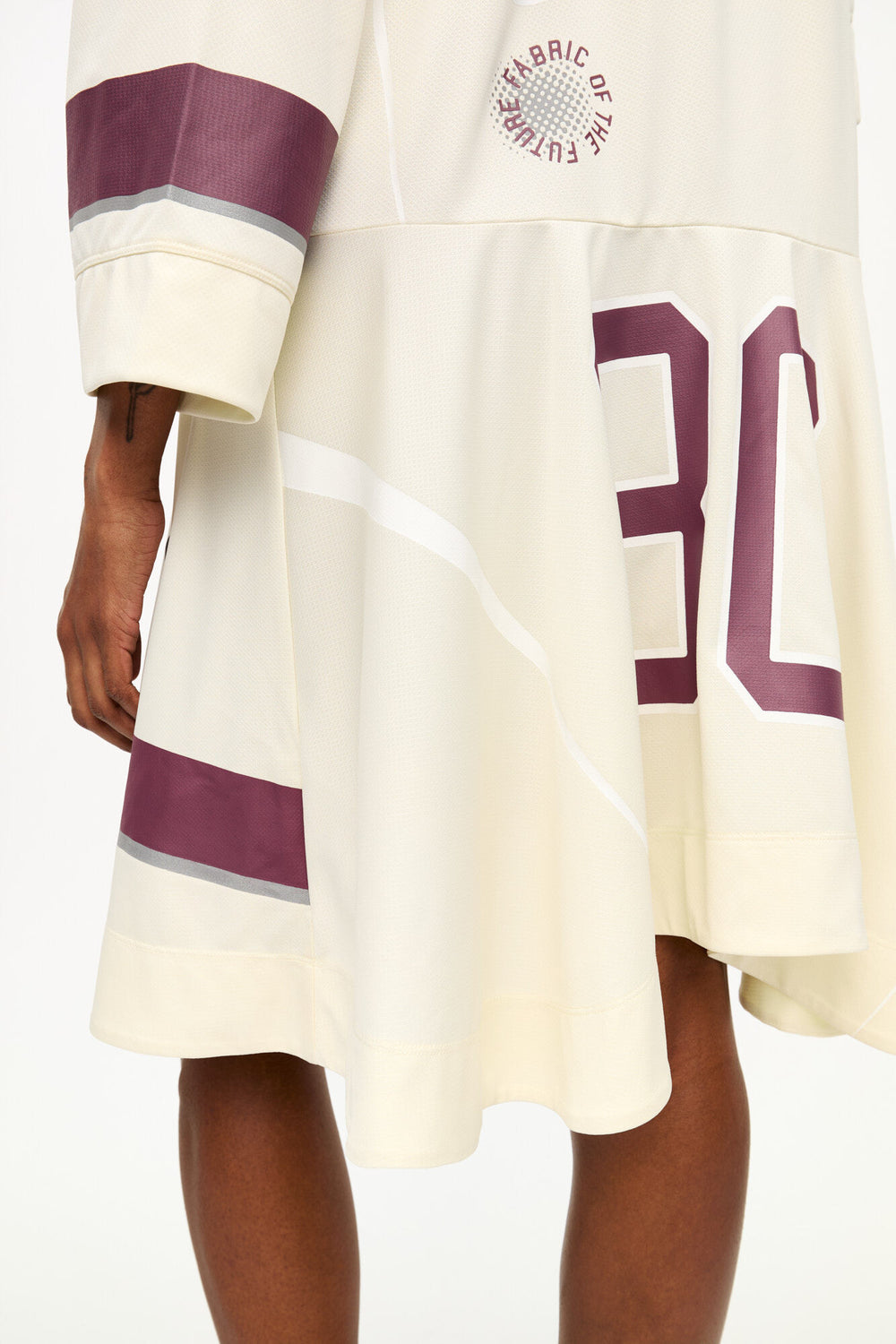 GANNI For Sale Ivory GANNI League Oversized Mini Dress