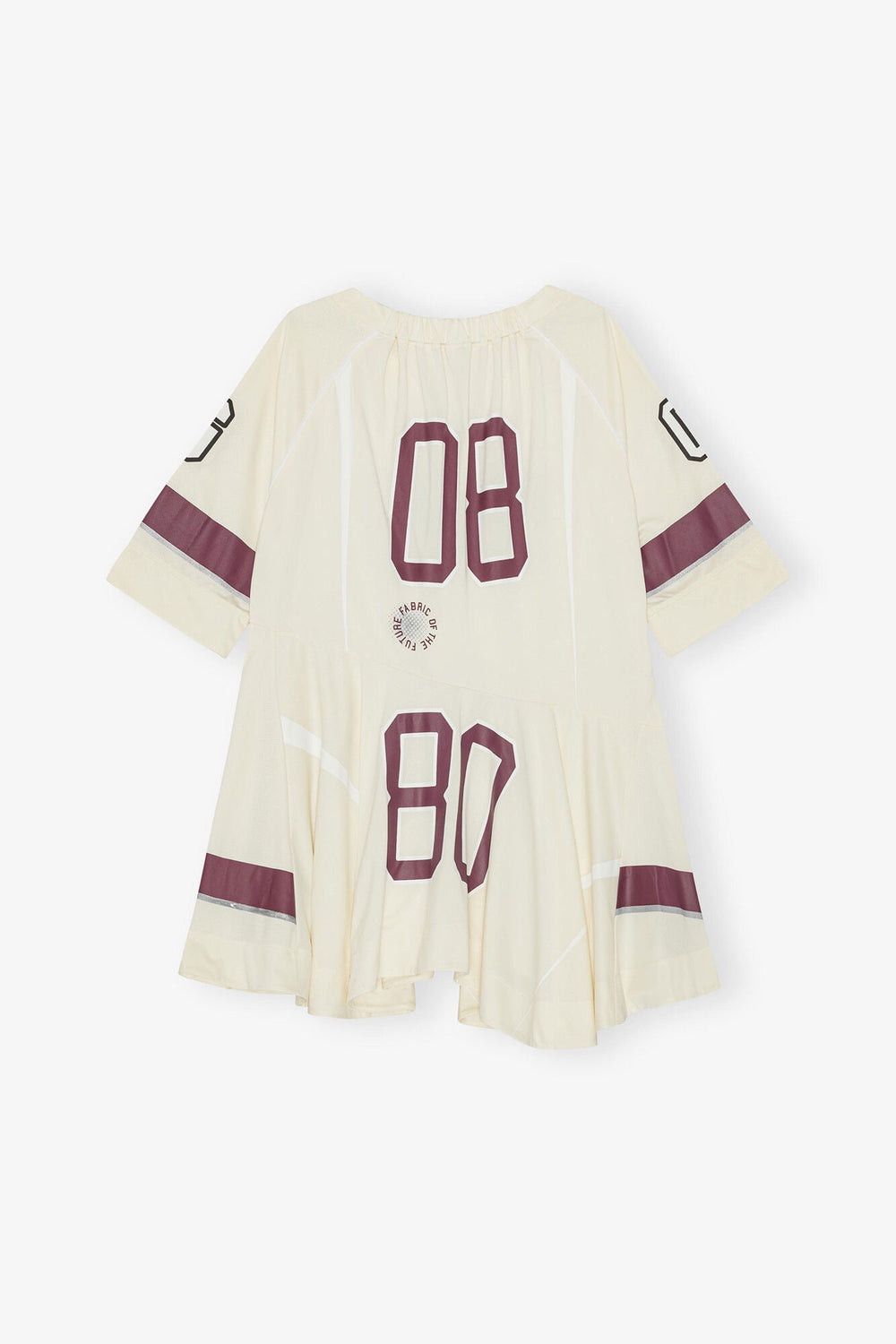 GANNI For Sale Ivory GANNI League Oversized Mini Dress