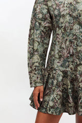 GANNI Sale Tapestry Floral Shirt Dress
