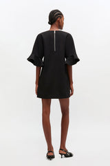 GANNI For Sale Black Mini Ruffle Dress