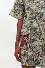GANNI On Sale Tapestry Kimono Dress