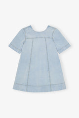 GANNI Sale Light Blue A-line Mini Denim Dress