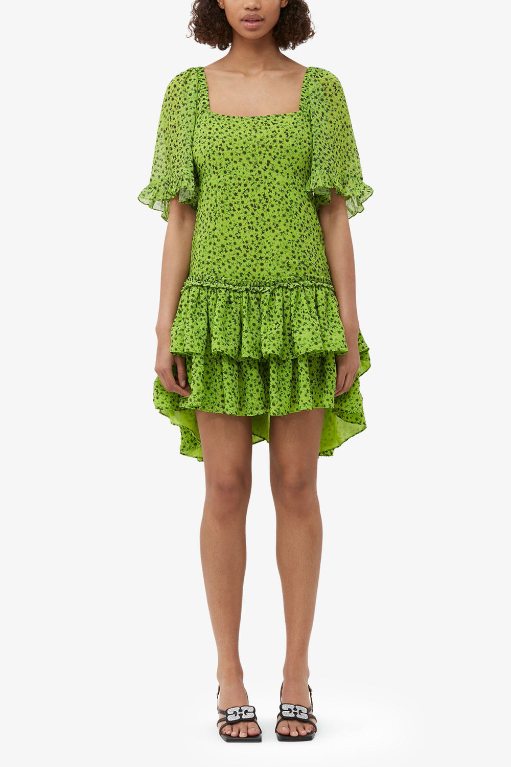 GANNI us Chiffon Mini Dress