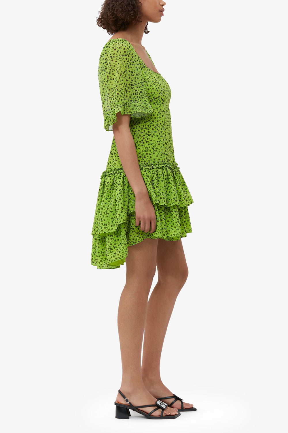 GANNI us Chiffon Mini Dress