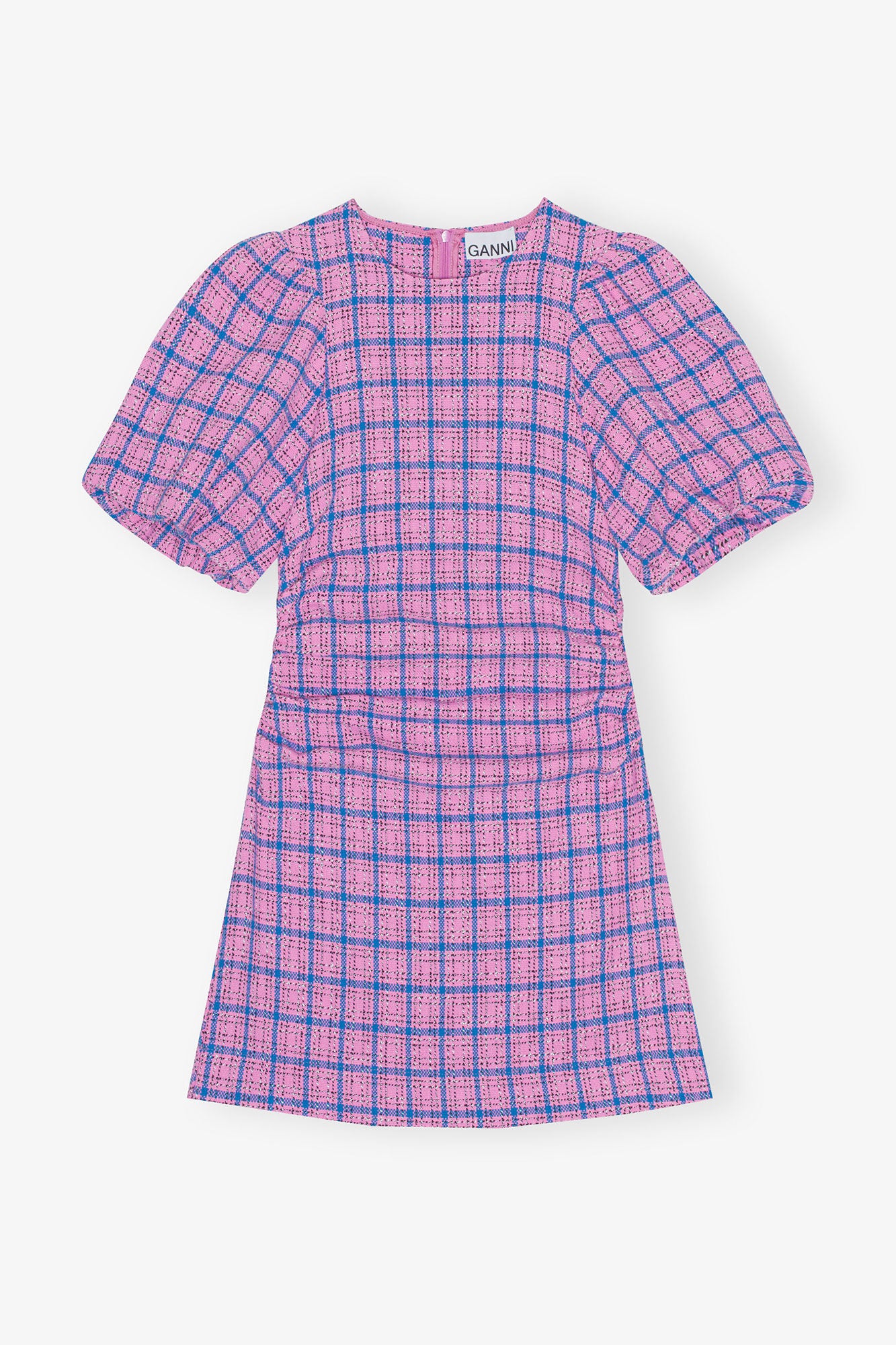GANNI us Check Suiting Mini Dress
