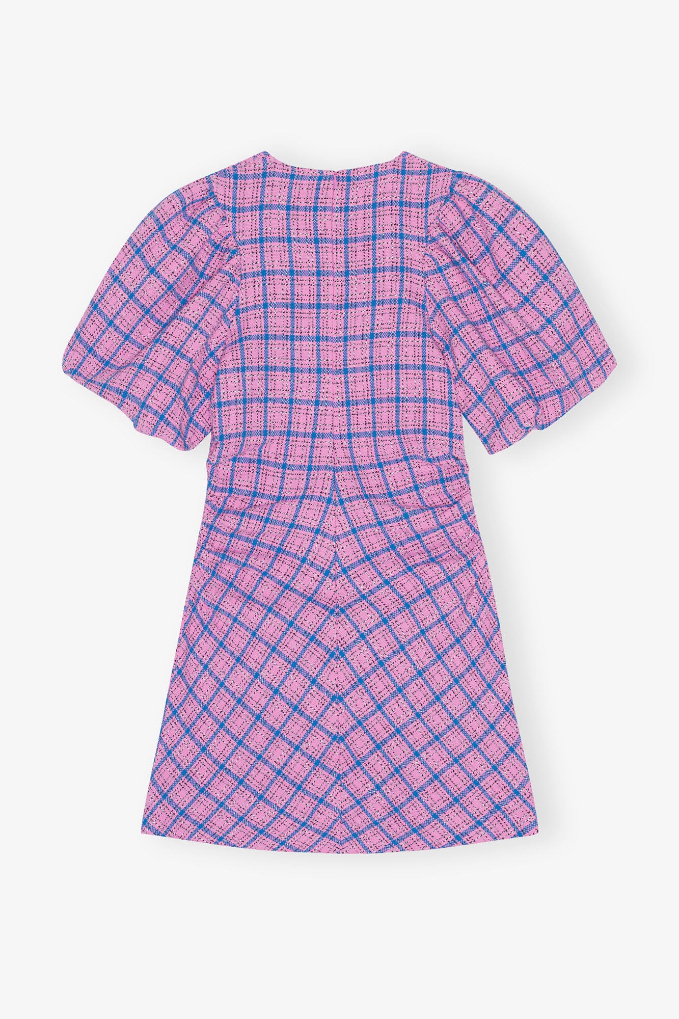 GANNI us Check Suiting Mini Dress