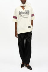 GANNI For Sale Ivory GANNI League Oversized T-shirt