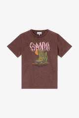 GANNI Outlet Vintage Wash T-shirt
