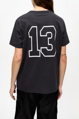 GANNI New Black Basic Cotton Witch Relaxed T-shirt