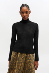 GANNI Outlet Sheer Turtleneck