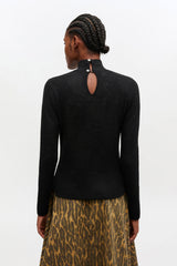 GANNI Outlet Sheer Turtleneck