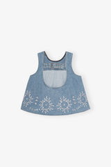 GANNI us Broderie Anglaise Top