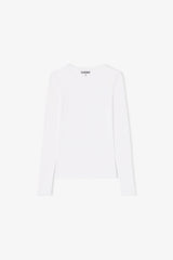 GANNI Sale Rib Long-sleeve Top