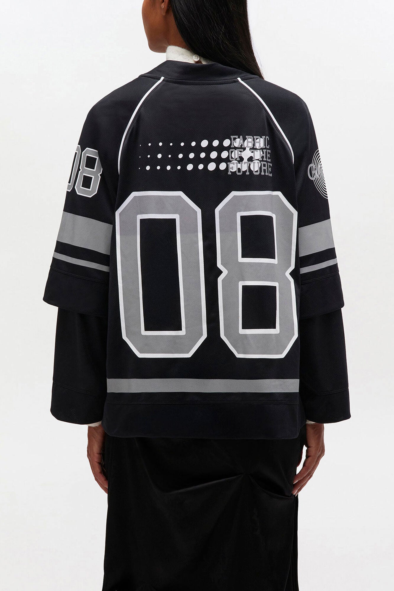GANNI us Black League Long-sleeve