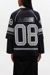 GANNI us Black League Long-sleeve