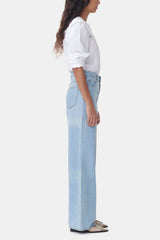 GANNI On Sale White Frill Collar Poplin Shirt