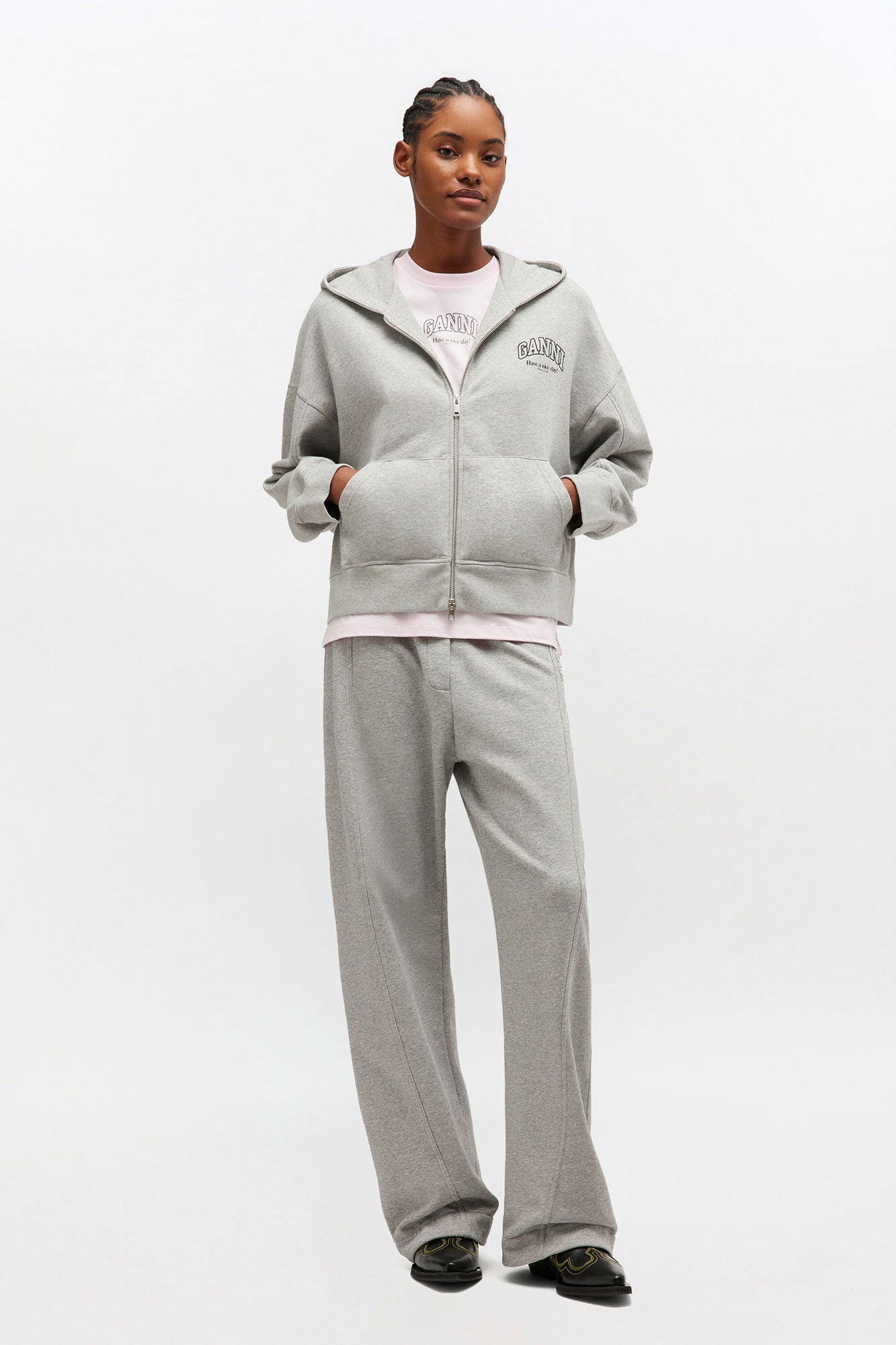 GANNI Sale Zip Hoodie