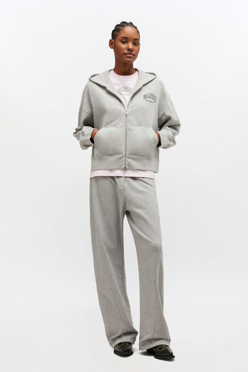 GANNI Sale Zip Hoodie