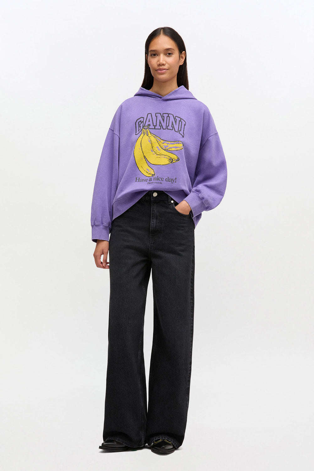 GANNI On Sale Vintage Wash Hoodie
