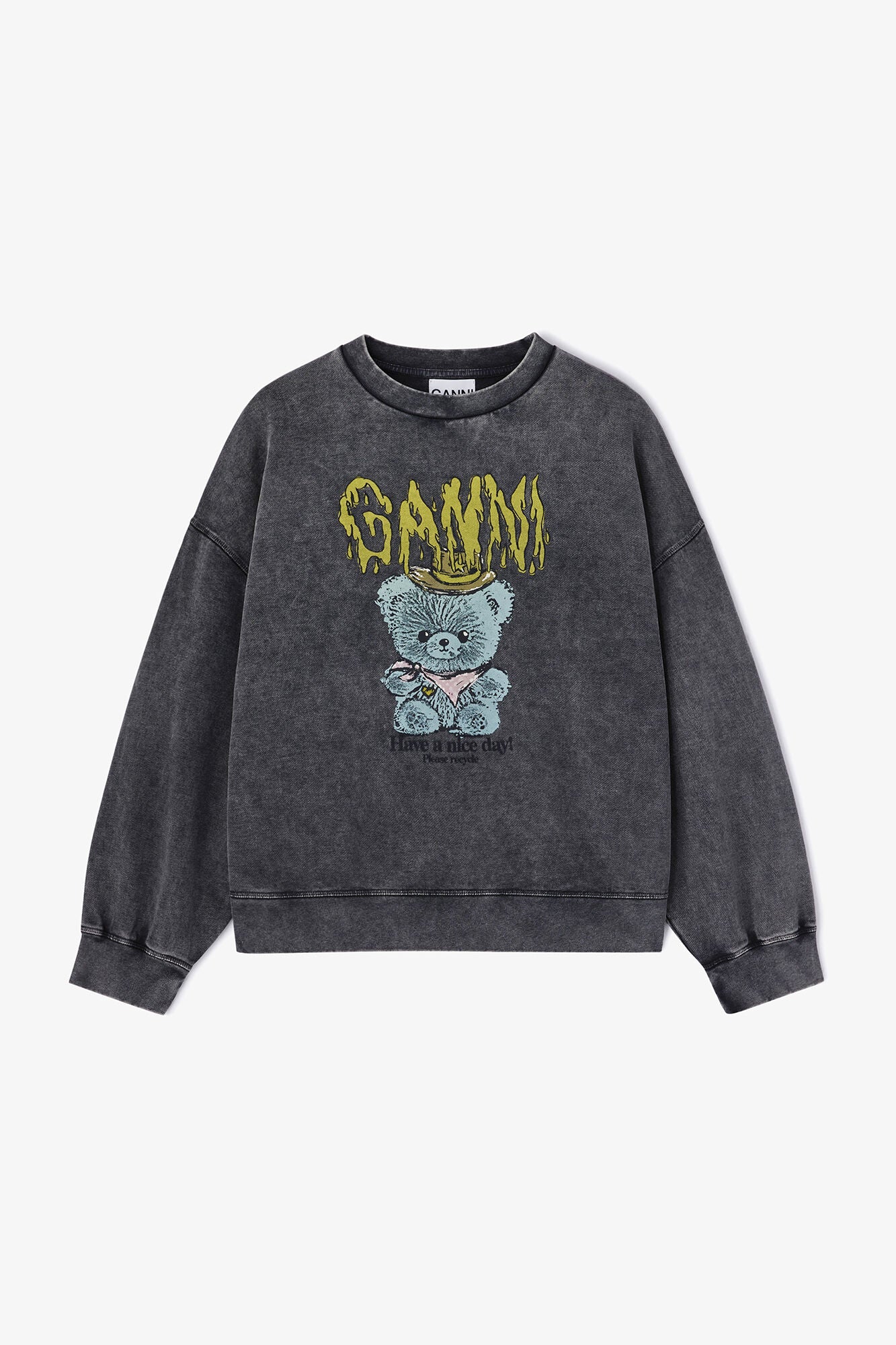GANNI Discount Vintage Wash Sweatshirt