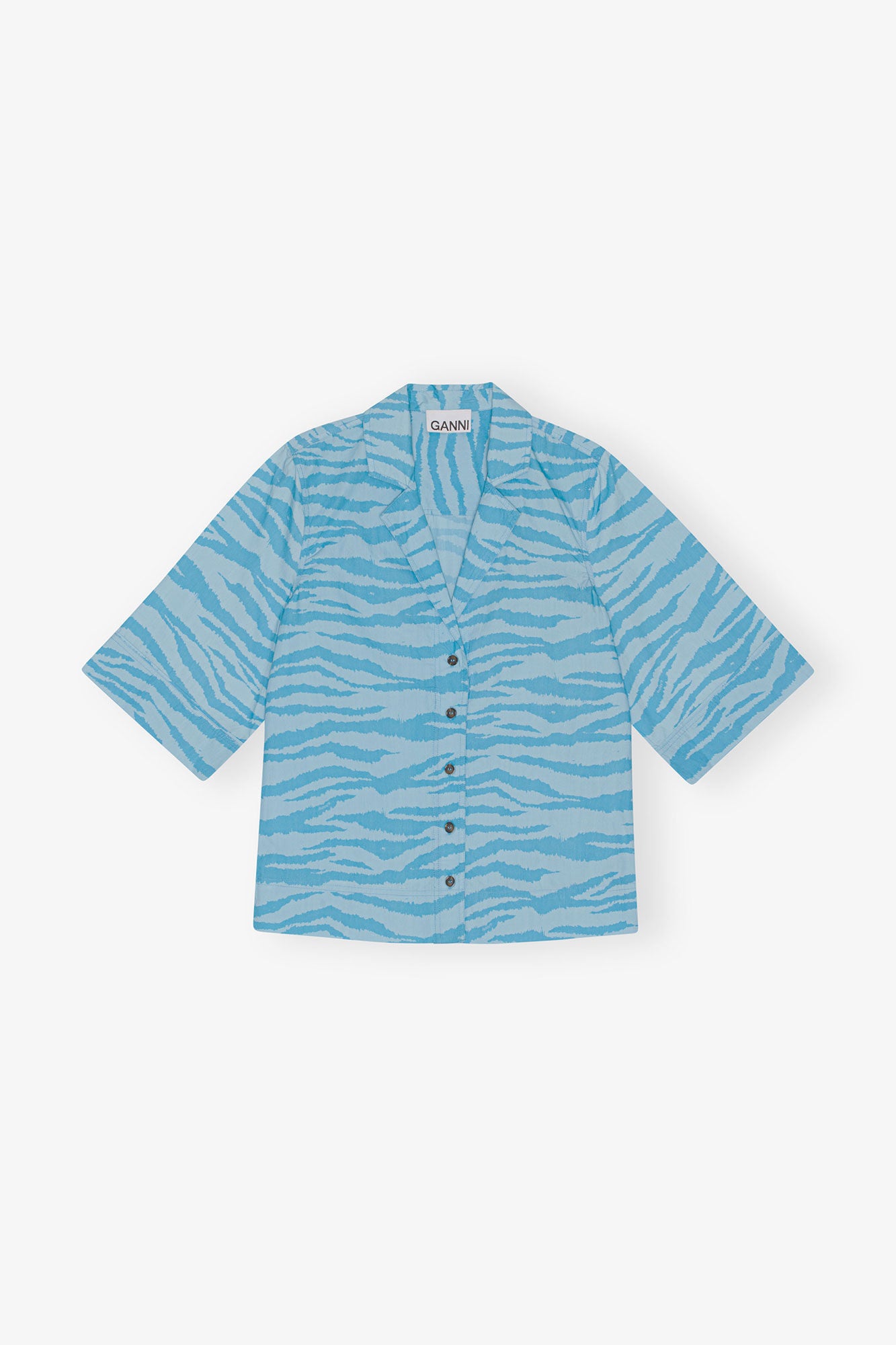 GANNI Hot Sale Printed Cotton Shirt