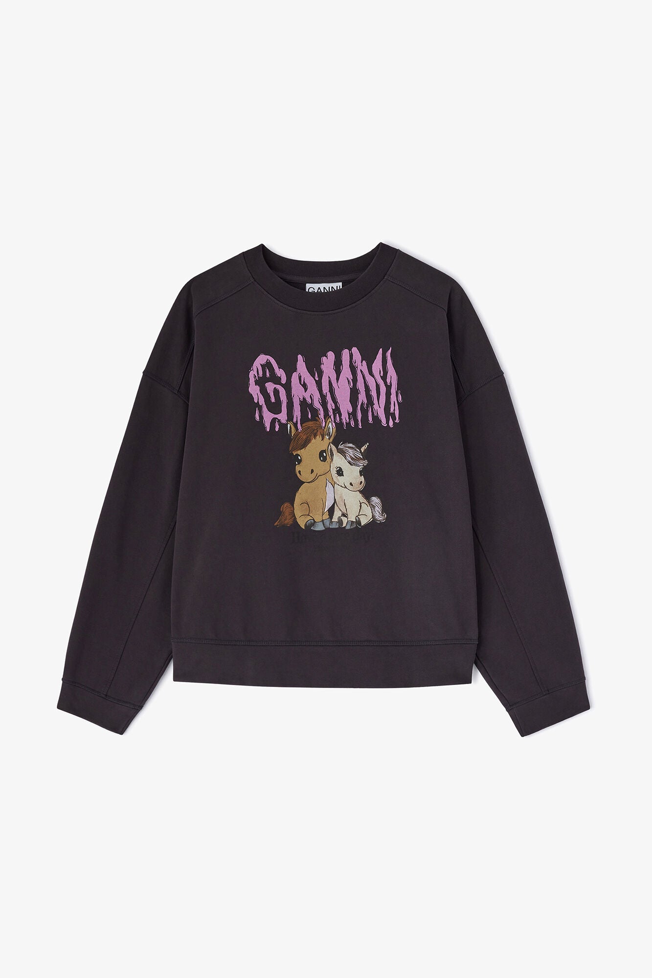 GANNI For Sale Grey Isoli Jersey Sweatshirt