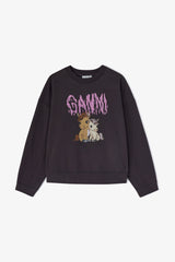 GANNI For Sale Grey Isoli Jersey Sweatshirt