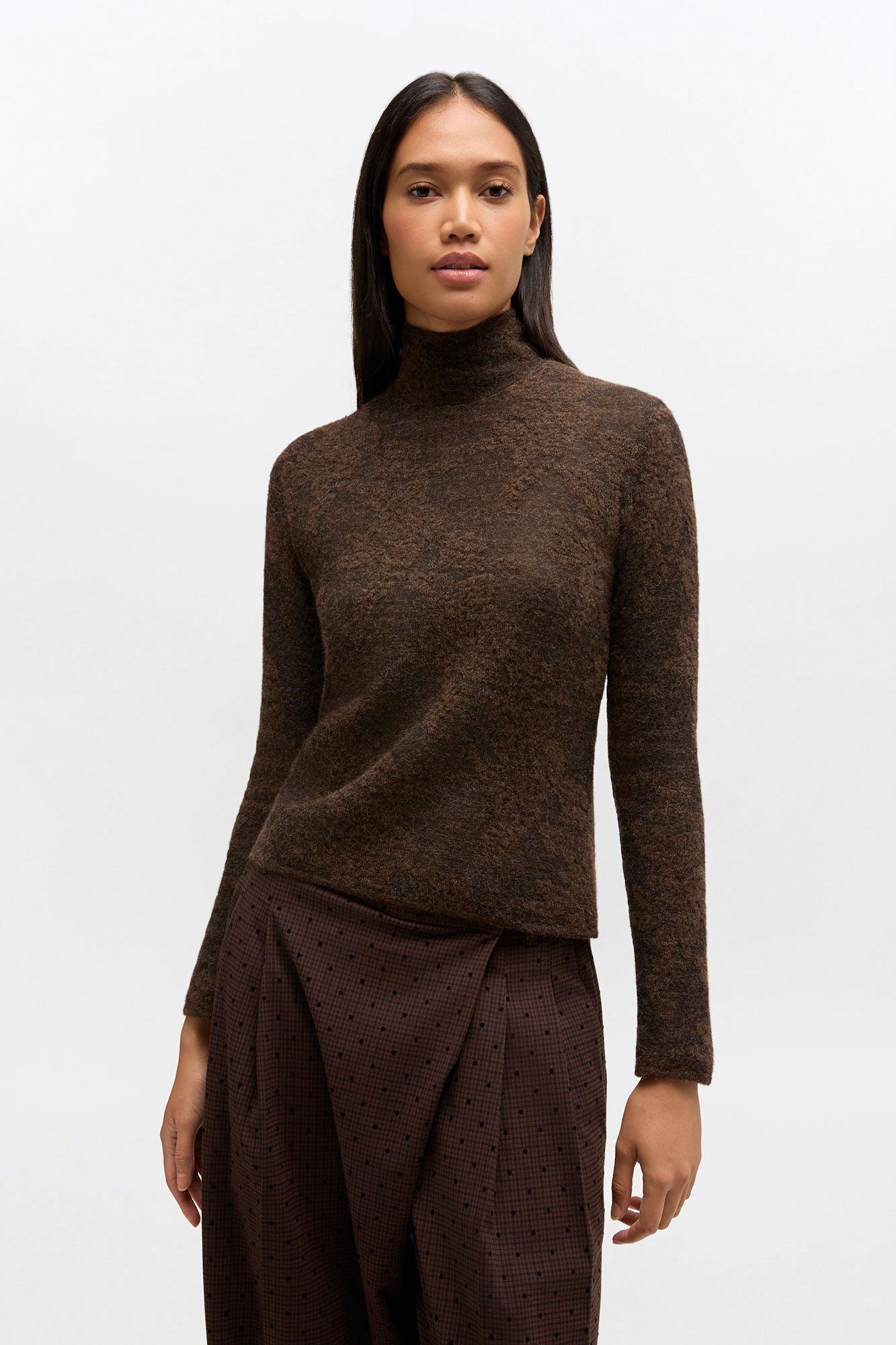 GANNI Outlet Sheer Turtleneck