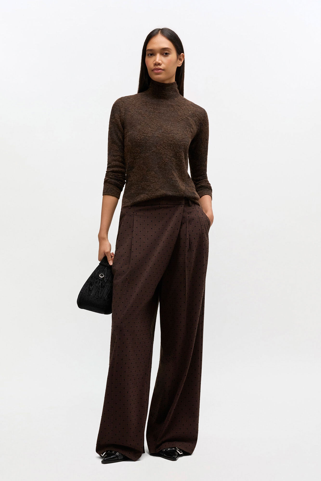 GANNI Outlet Sheer Turtleneck