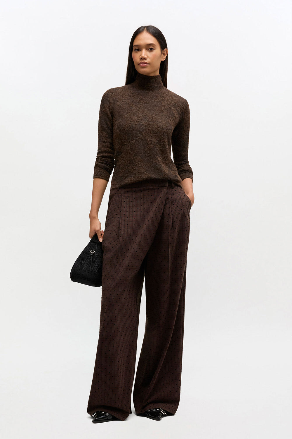 GANNI Outlet Sheer Turtleneck