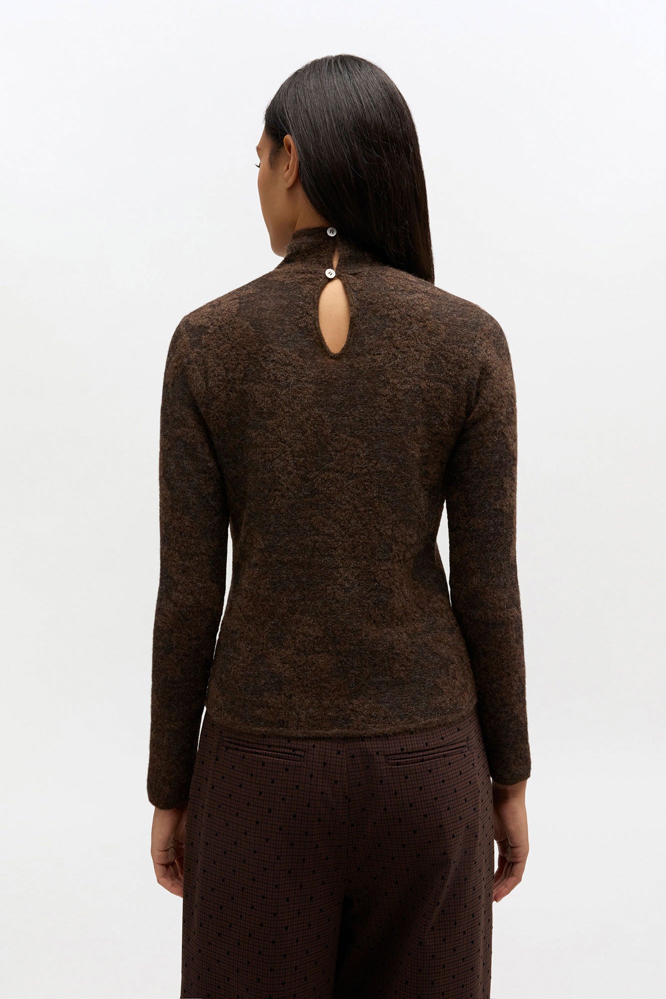 GANNI Outlet Sheer Turtleneck