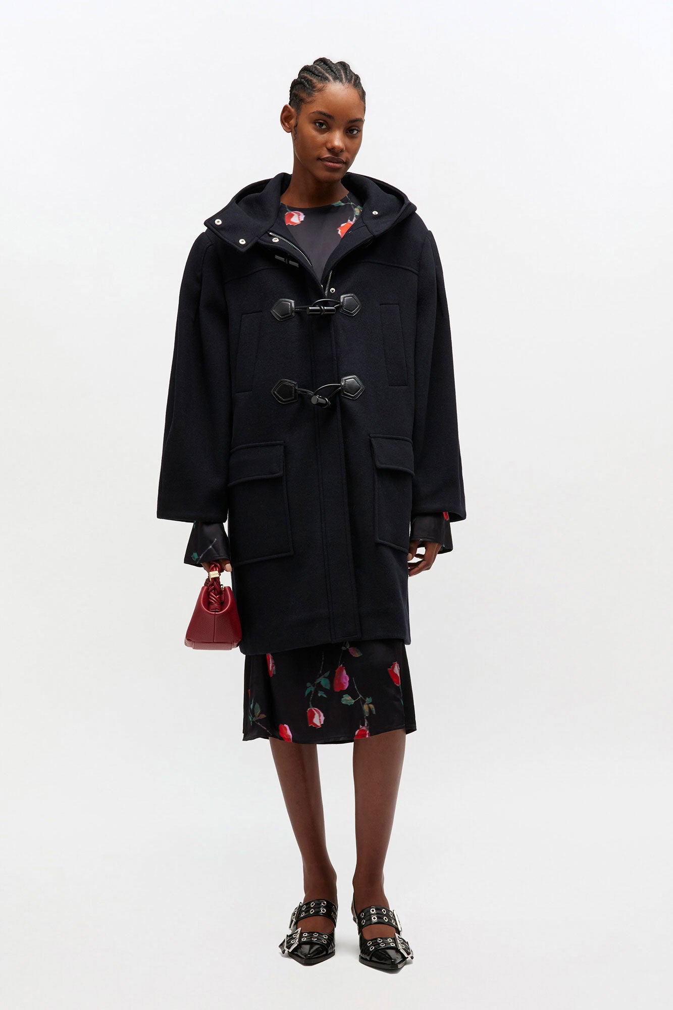 GANNI Online Wool Duffle Coat
