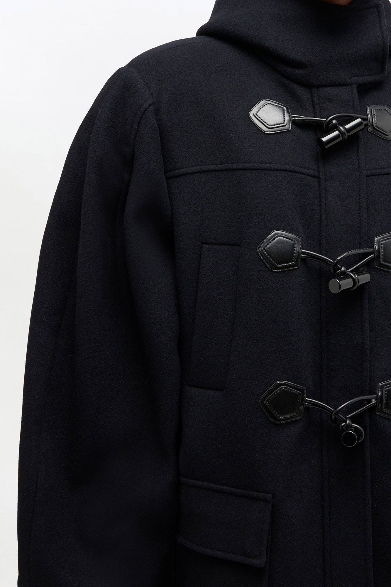 GANNI Online Wool Duffle Coat