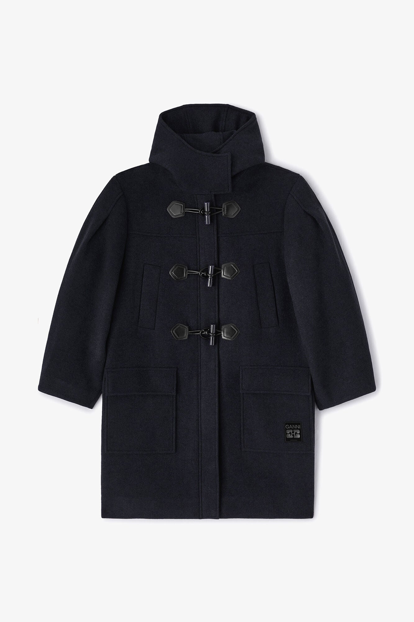 GANNI Online Wool Duffle Coat